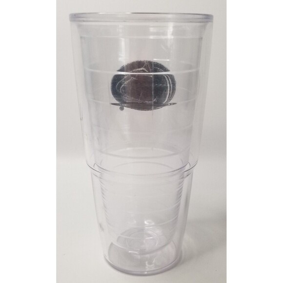Tervis Tumbler 24 oz Penn State Nittany Lions Glass Cup Clear w/ Patch USA Made - Picture 2 of 5